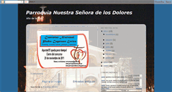 Desktop Screenshot of parroquia-dolores.blogspot.com
