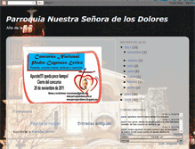 Tablet Screenshot of parroquia-dolores.blogspot.com