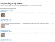 Tablet Screenshot of lospinsdejuaniyroberto.blogspot.com