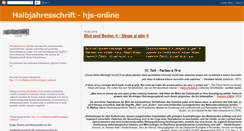 Desktop Screenshot of halbjahresschrift.blogspot.com