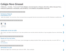Tablet Screenshot of novogirassol.blogspot.com