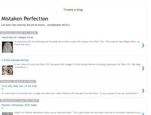 Tablet Screenshot of mistaken-perfection.blogspot.com