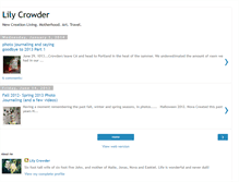 Tablet Screenshot of lilycrowder.blogspot.com