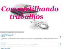 Tablet Screenshot of compartilhandotrabalhos.blogspot.com