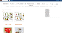 Desktop Screenshot of floresparasanvalentin.blogspot.com