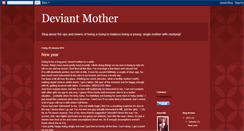Desktop Screenshot of deviantmother.blogspot.com