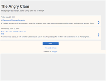 Tablet Screenshot of angryclam.blogspot.com