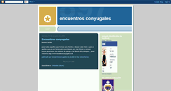 Desktop Screenshot of encuentrosconyugalescusca.blogspot.com