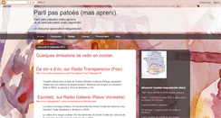 Desktop Screenshot of parlipaspatoes.blogspot.com