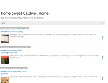 Tablet Screenshot of homesweetcaldwellhome.blogspot.com