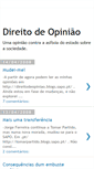 Mobile Screenshot of direitodeopiniao.blogspot.com