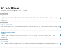 Tablet Screenshot of direitodeopiniao.blogspot.com