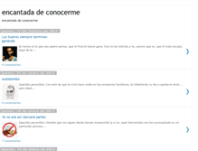 Tablet Screenshot of encantadadeconocerme.blogspot.com