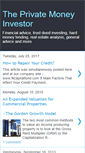Mobile Screenshot of privatemoneyinvestor.blogspot.com