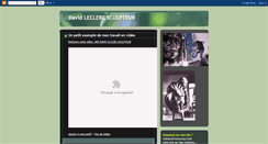 Desktop Screenshot of davidleclercsculpteur.blogspot.com