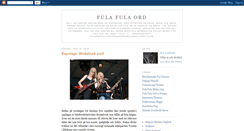 Desktop Screenshot of fulafulaord.blogspot.com