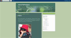Desktop Screenshot of islandreflections.blogspot.com