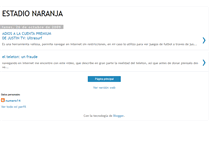 Tablet Screenshot of estadionaranja.blogspot.com