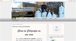 Desktop Screenshot of mosteiromontesiao.blogspot.com