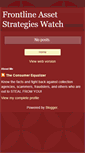 Mobile Screenshot of frontlineassetstrategieswatch.blogspot.com