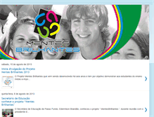 Tablet Screenshot of blogmentesbrilhantes.blogspot.com
