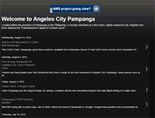 Tablet Screenshot of angelestravelguide.blogspot.com