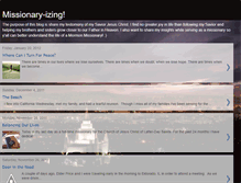 Tablet Screenshot of missionaryizing.blogspot.com