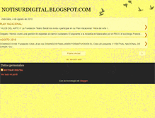 Tablet Screenshot of notisurdigital.blogspot.com