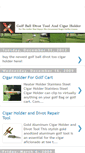 Mobile Screenshot of golf-ball-divot-tool-and-cigar-holder.blogspot.com