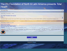 Tablet Screenshot of ifatotalhealth.blogspot.com