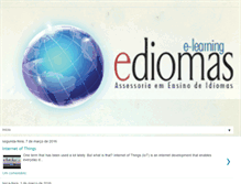 Tablet Screenshot of ediomas.blogspot.com