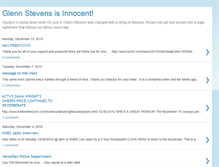Tablet Screenshot of glennstevensisinnocent.blogspot.com