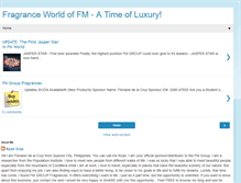Tablet Screenshot of fmworldfragrance.blogspot.com