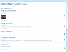 Tablet Screenshot of lartisanat-marocaine.blogspot.com