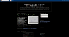 Desktop Screenshot of cyberprofi.blogspot.com