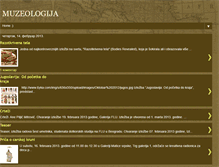 Tablet Screenshot of muzeologija.blogspot.com