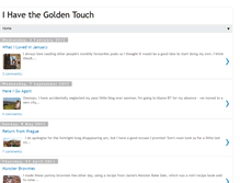 Tablet Screenshot of ihavethegoldentouch.blogspot.com