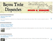 Tablet Screenshot of bayoutechedispatches.blogspot.com