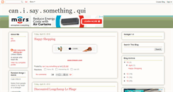 Desktop Screenshot of moicanisaysomething.blogspot.com