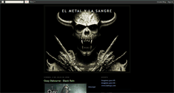 Desktop Screenshot of elmetalyelamor-blackwolf.blogspot.com