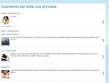 Tablet Screenshot of intento-de-princesa.blogspot.com