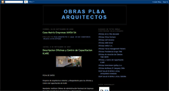 Desktop Screenshot of obrasplaarquitectos.blogspot.com