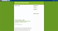 Desktop Screenshot of green-real-estate-online.blogspot.com