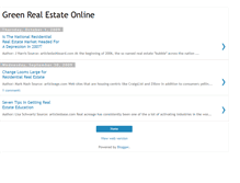 Tablet Screenshot of green-real-estate-online.blogspot.com