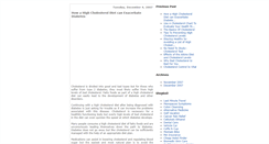 Desktop Screenshot of cholesterol-control.blogspot.com