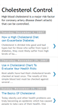 Mobile Screenshot of cholesterol-control.blogspot.com