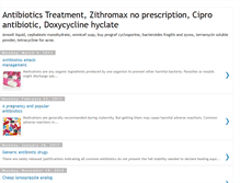 Tablet Screenshot of antibiotics-treatment.blogspot.com