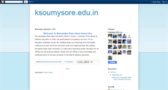 Desktop Screenshot of ksoumysoreeducation.blogspot.com