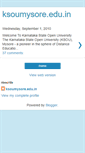 Mobile Screenshot of ksoumysoreeducation.blogspot.com