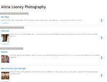 Tablet Screenshot of alicialooneyphotography.blogspot.com